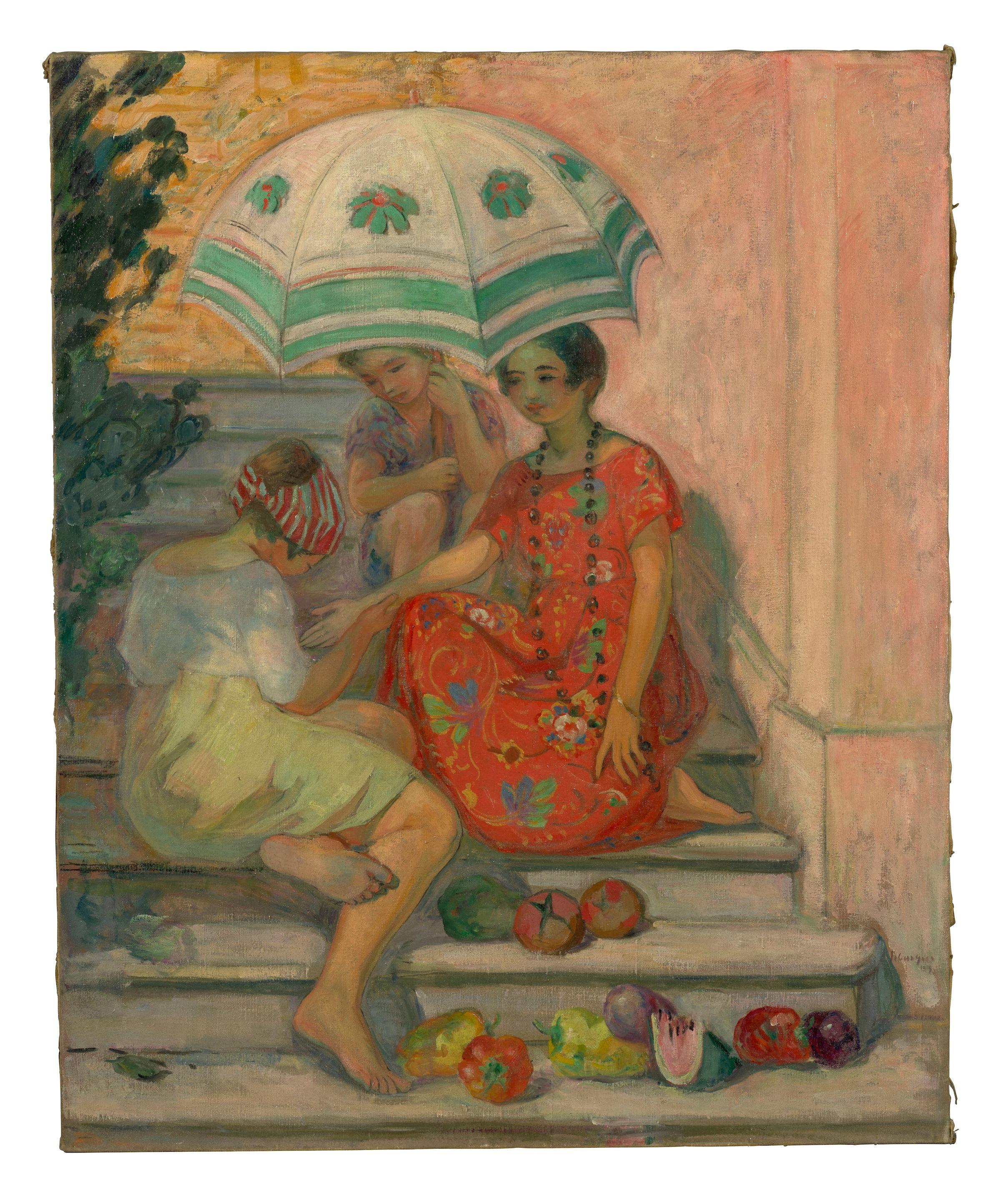 Henri Lebasque - La Diseuse de bonne aventure, Sainte-Maxime