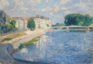 Henri Lebasque - La Marne à Lagny