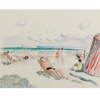 Henri Lebasque - La Plage