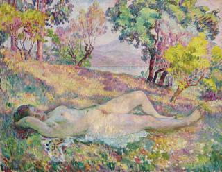 Henri Lebasque - La sieste à Saint-Tropez