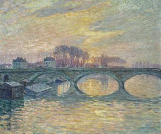 Henri Lebasque - Lagny, Le Pont Sur La Marne
