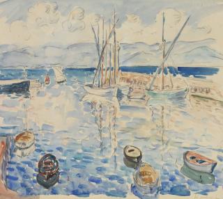 Henri Lebasque - Le port de St. Tropez