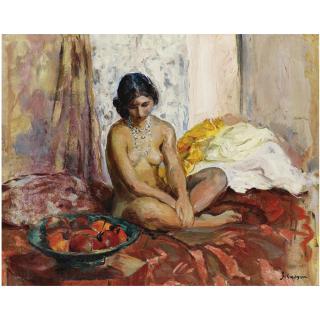 Henri Lebasque - L\'Égyptienne Au Plateau De Fruits