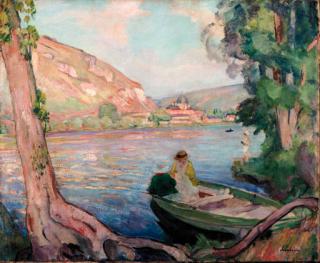 Henri Lebasque - Les bords de la Seine aux Andelys