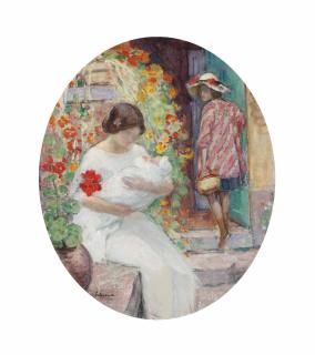 Henri Lebasque - Les Enfants Lebasque À Vézillon