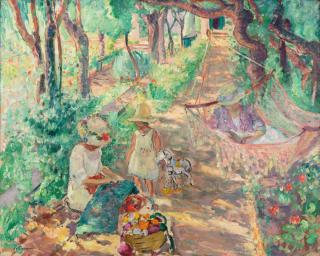 Henri Lebasque - L\'été au jardin