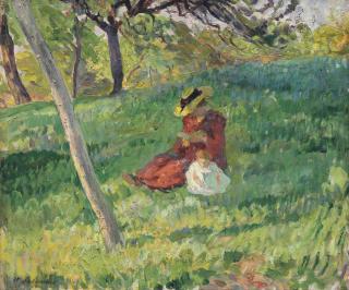 Henri Lebasque - Mère et enfant