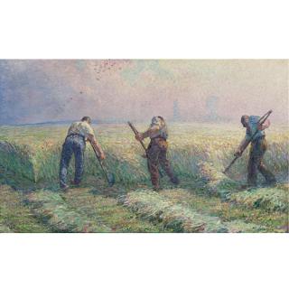 Henri Lebasque - Moissonneurs Aux Environs De Lagny
