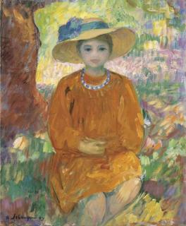 Henri Lebasque - Nono au chapeau de paille