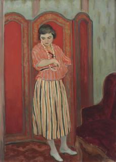 Henri Lebasque - Nono En Tenue Rayée