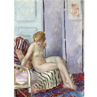 Henri Lebasque - Nu Au Fauteuil