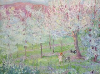 Henri Lebasque - Paysage au printemps