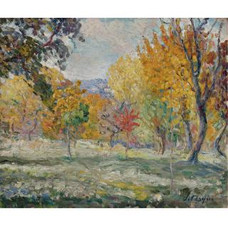 Henri Lebasque - Paysage Aux Arbres