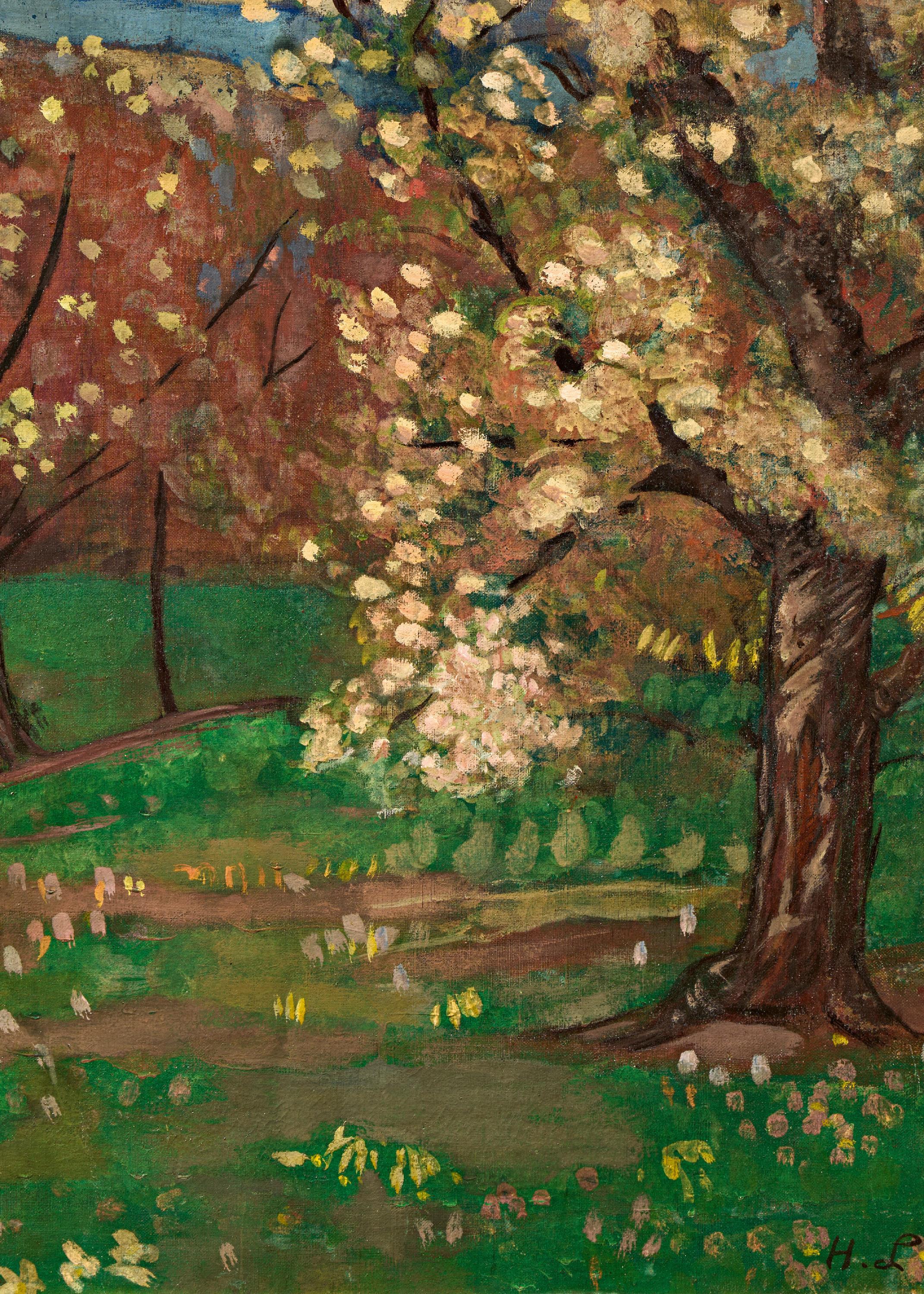 Henri Lebasque - Pommiers en Fleurs (Étude pour un panneau décoratif).