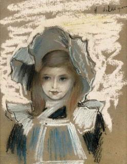 Henri Lebasque - Portrait de jeune fille