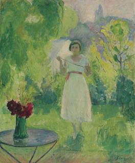 Henri Lebasque - Promenade dans le jardin