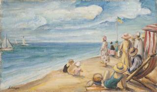 Henri Lebasque - Sur La Plage