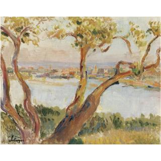 Henri Lebasque - Vue D\'Antibes