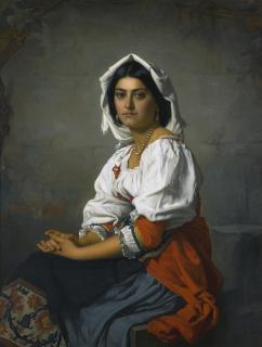 Henri Lehmann - German la Jeune Italienne