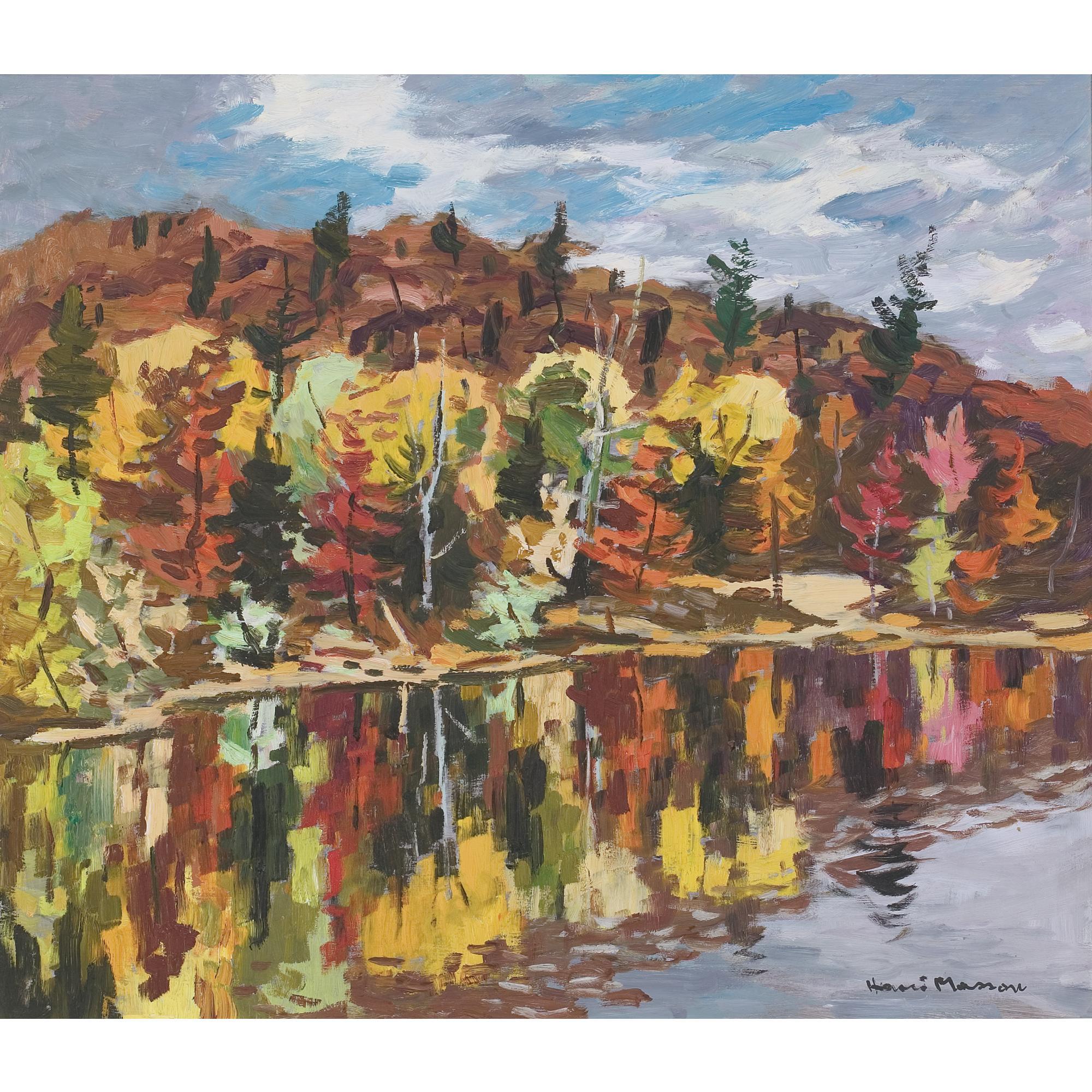 Henri Leopold Masson - Autumn Landscape