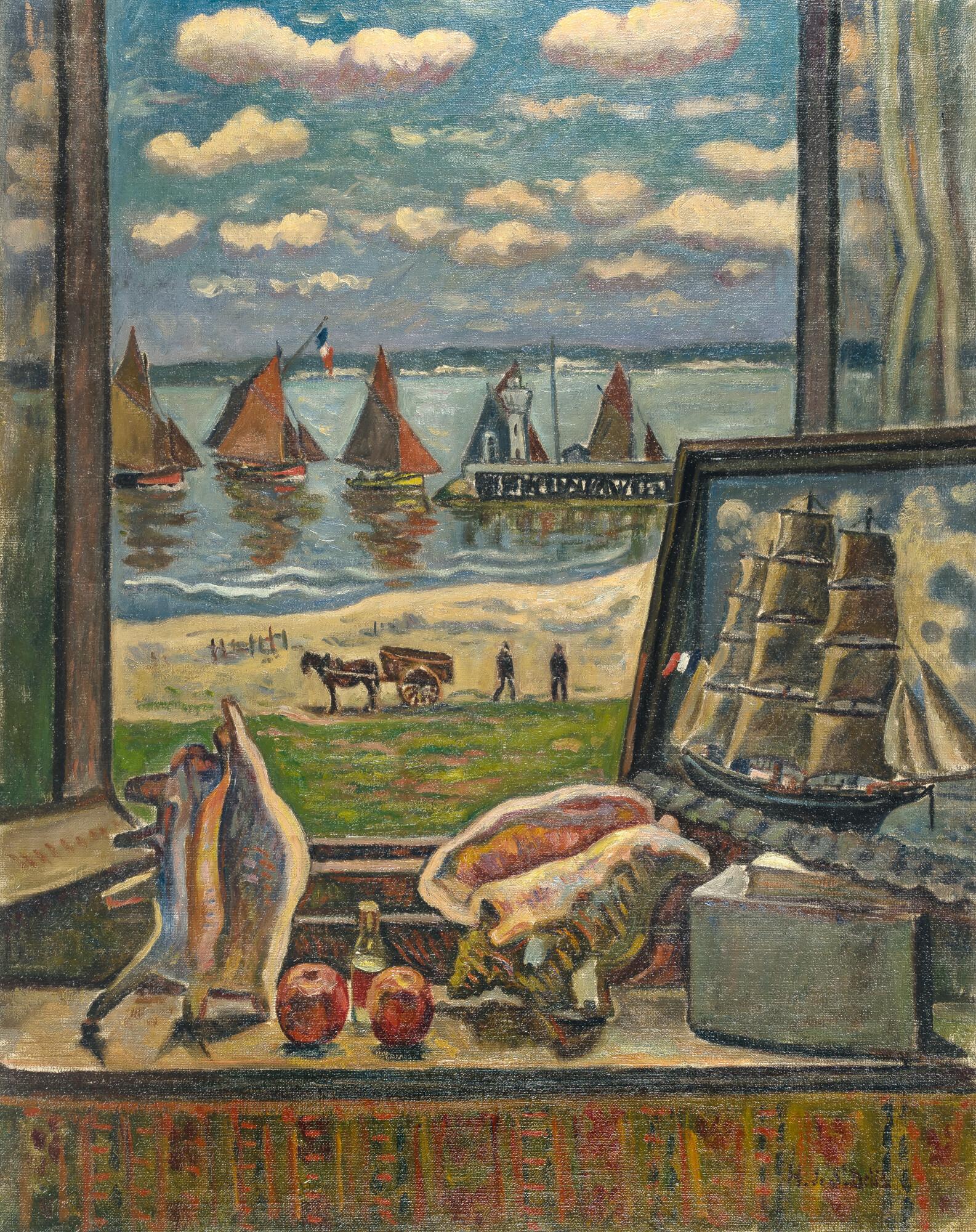 Henri Liénard de Saint-Delis - „De ma fenêtre“