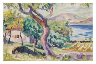 Henri Manguin - La ferme dans le golfe de Saint-Tropez