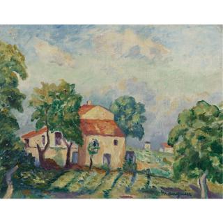 Henri Manguin - La Ferme Olivier À St. Tropez