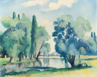 Henri Manguin - La Rivìere de Longchamp