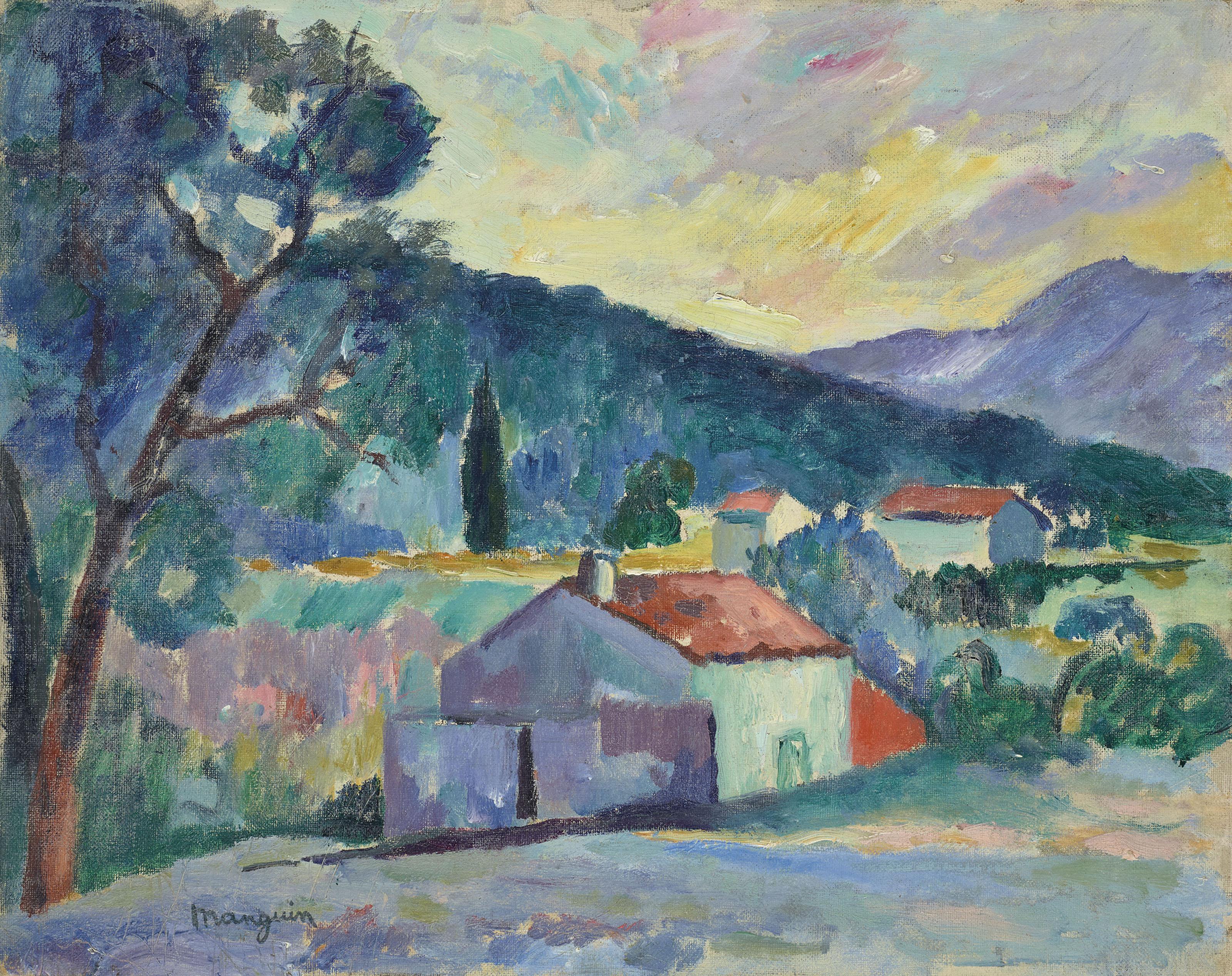 Henri Manguin - Le Mas à Saint-Tropez