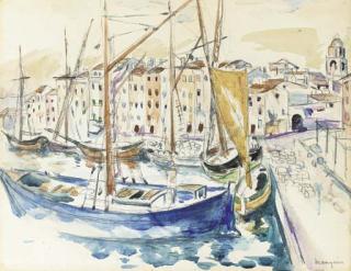 Henri Manguin - Le port de Saint-Tropez