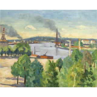 Henri Manguin - Les Quinconces À Bordeaux