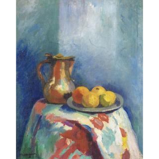 Henri Manguin - Nature Morte Au Pichet En Cuivre