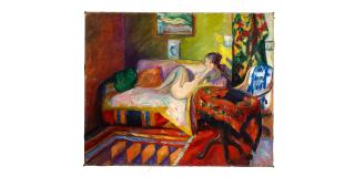 Henri Manguin - Nu sur un canapé