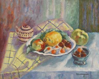 Henri Manguin - Pommes, Citrons Et Physalis