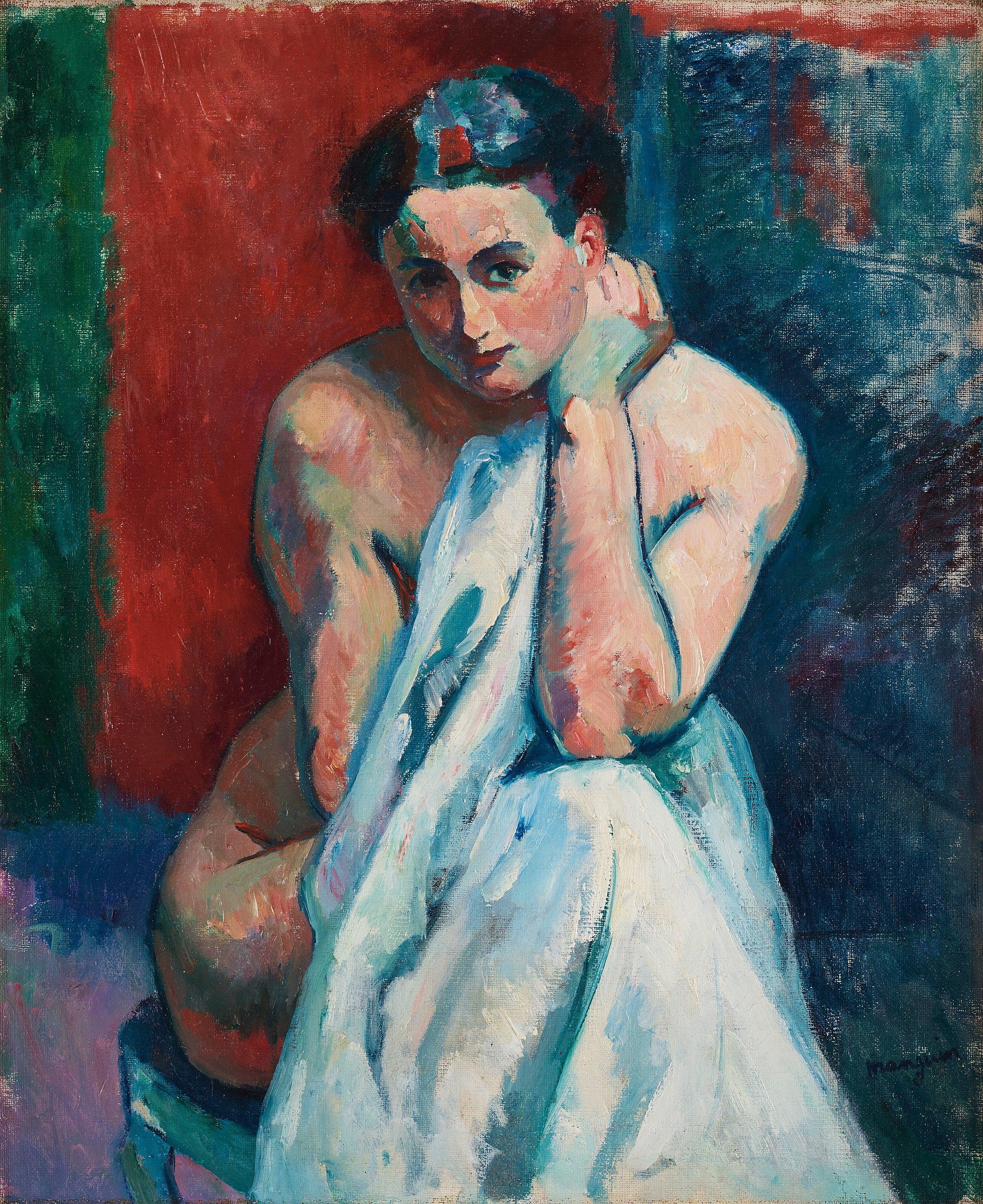 Henri Manguin - Portrait of the artist\'s wife Jeanne