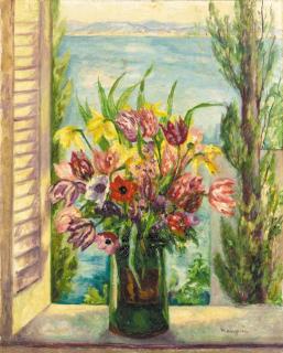 Henri Manguin - Tulipes à la fenêtre