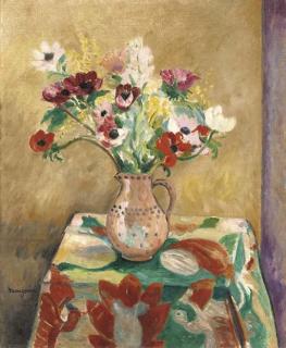 Henri Manguin - Vase d\'anémones