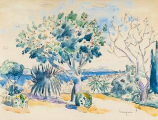 Henri Manguin - Vue sur la baie de Saint Tropez