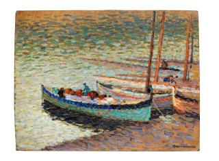 Henri Martin - Barques à Collioure