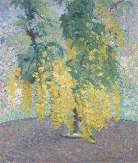 Henri Martin - Branche de cytise dans un vase