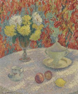 Henri Martin - Dahlias Au Soleil