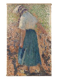 Henri Martin - Jeune femme dans les vignes