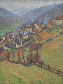 Henri Martin - La Bastide du Vert vu d\'en haut