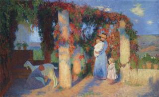 Henri Martin - La pergola à Marquayrol