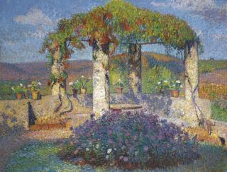 Henri Martin - La Tonelle De L\'Angle Nord-Ouest Du Parc De Marquayrol