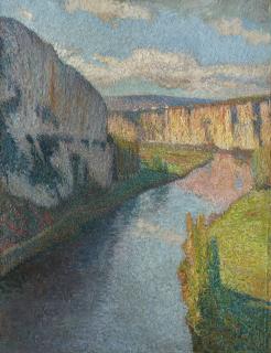 Henri Martin - La Vallée du Lot, près de Saint-Cirq-Lapopie