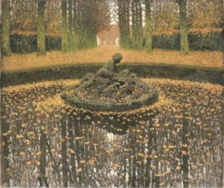 Henri Martin - Le bassin de la Reine, Versailles