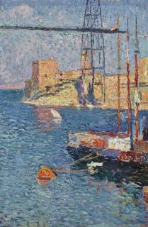 Henri Martin - Le Port Transbordeur De Marseille