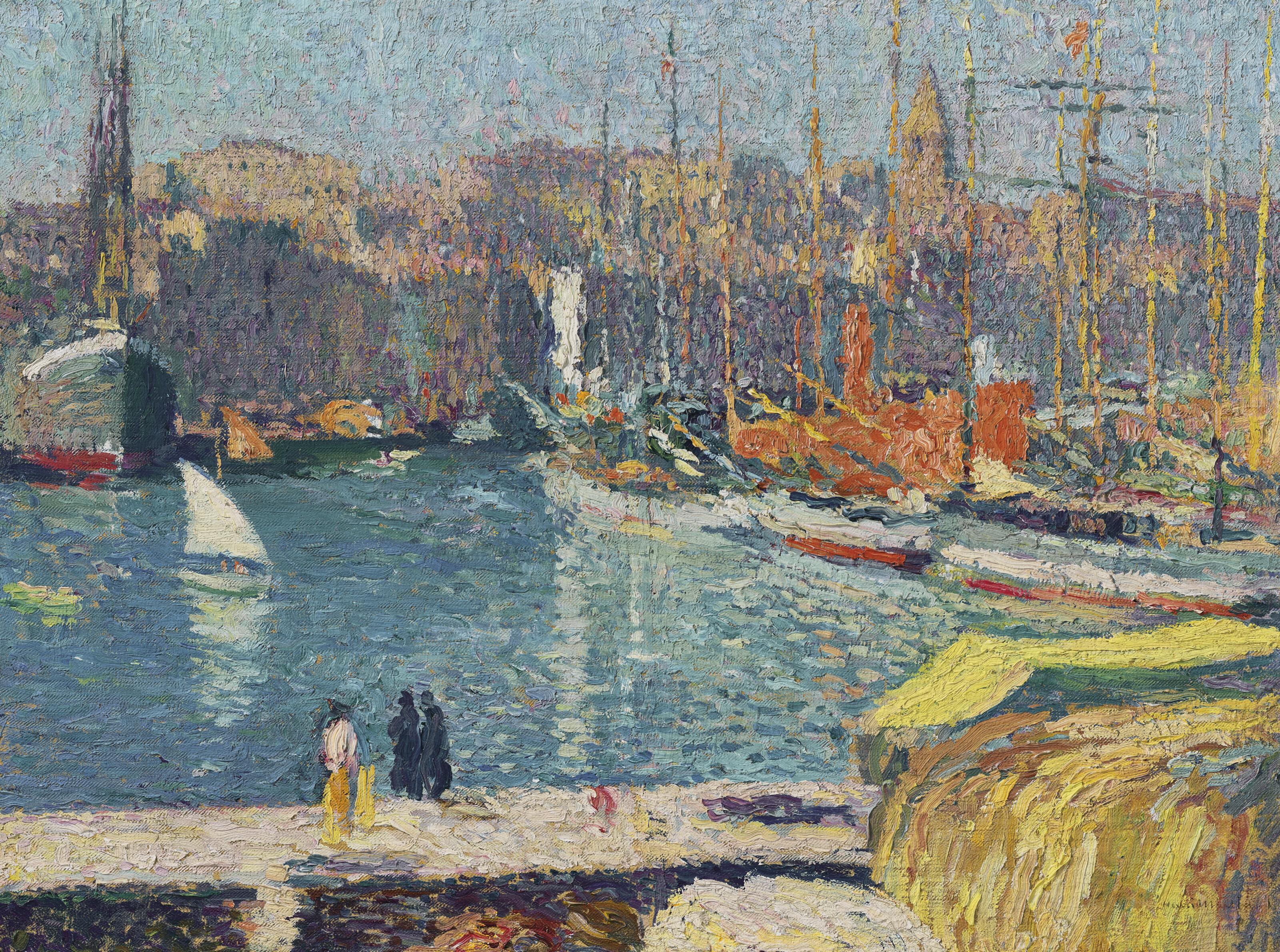 Henri Martin - Le vieux port de Marseille