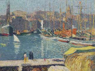Henri Martin - Le vieux port de Marseille